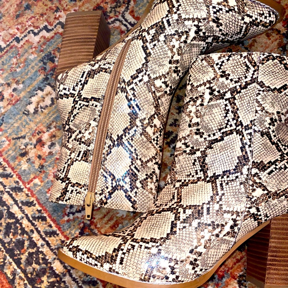 Snakeskin Boots